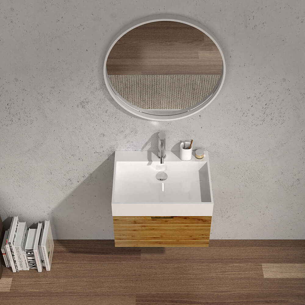 Bam 60 Wall Cabinet with Wash Basin - Image 3