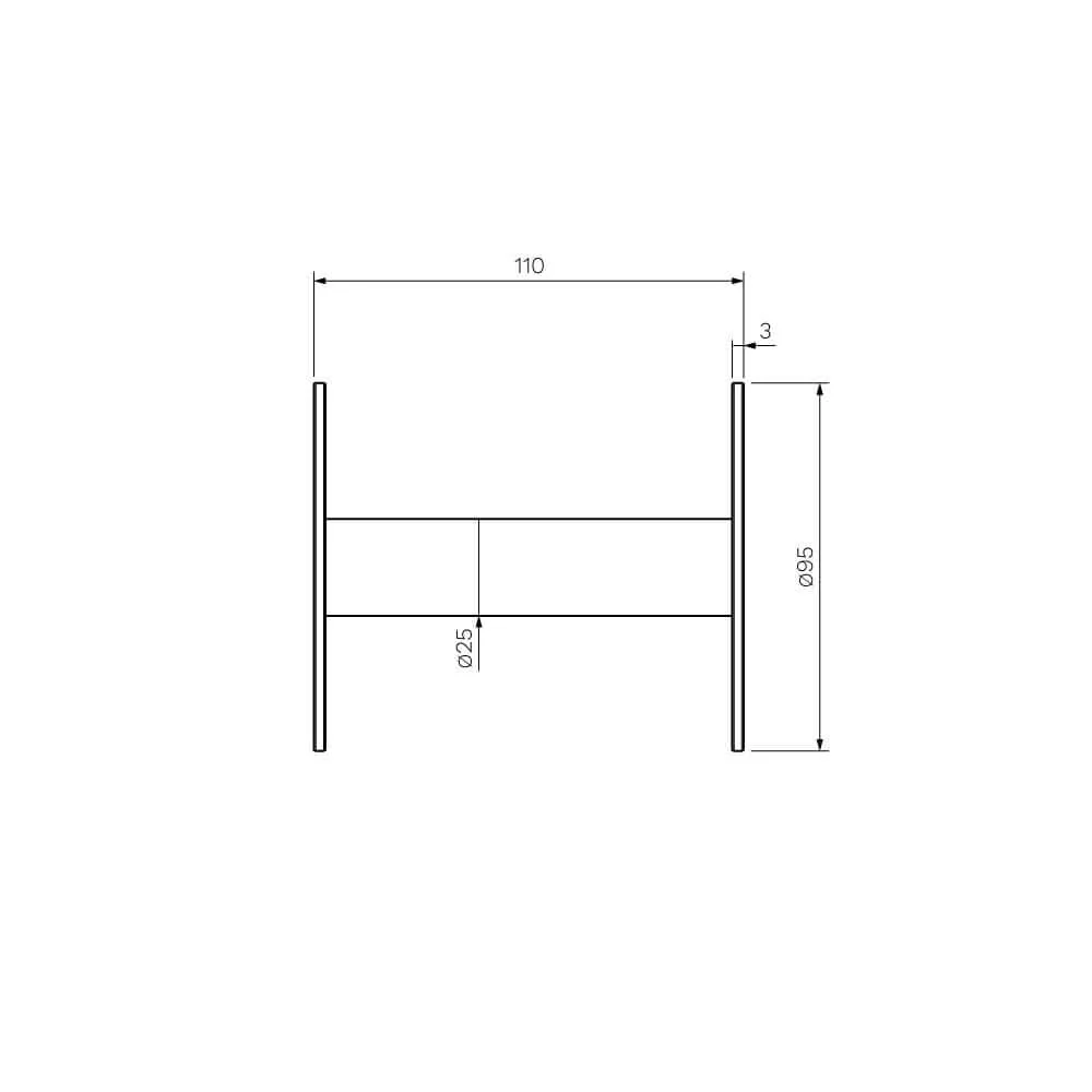 Ellisse Toilet Roll Holder (Round) - Image 7