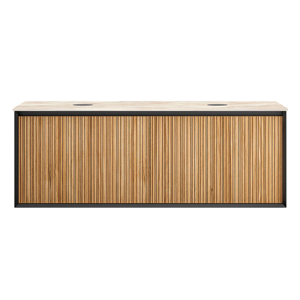 Jazz 1400 Wall Cabinet RN Matt Black with Italian Porcelain Top - Image 5