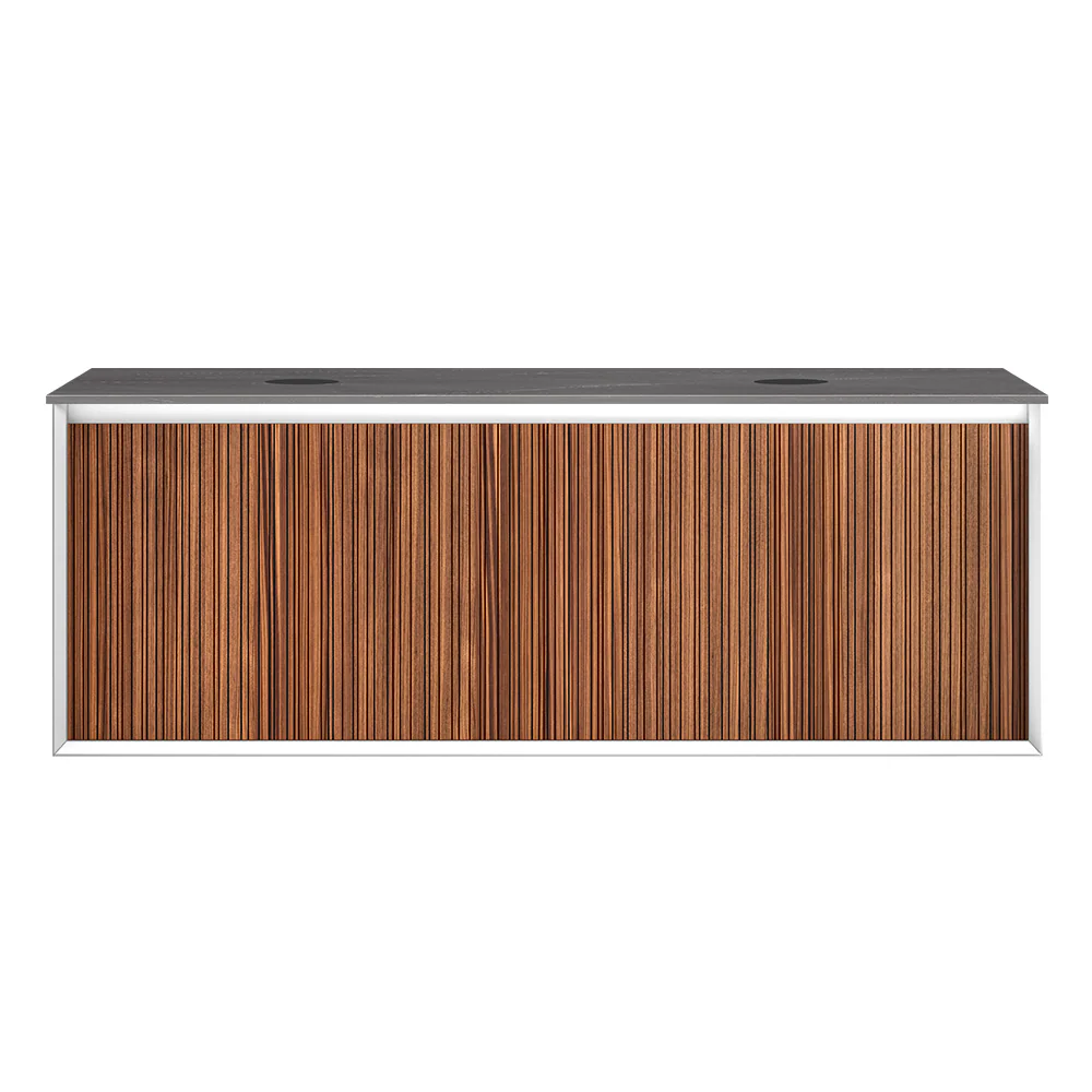 Jazz 1400 Wall Cabinet WN Matt White with Italian Porcelain Top - Image 4