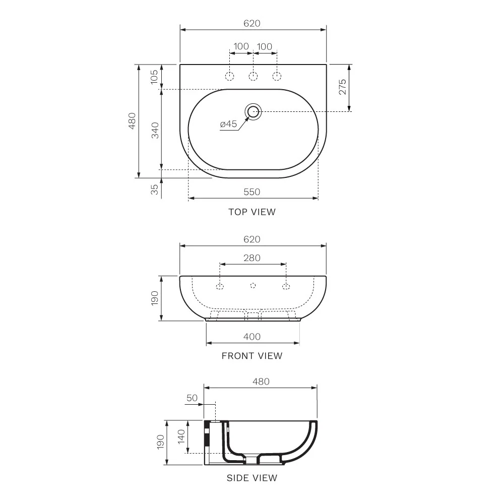 Pass 62 Wall Basin - Image 3