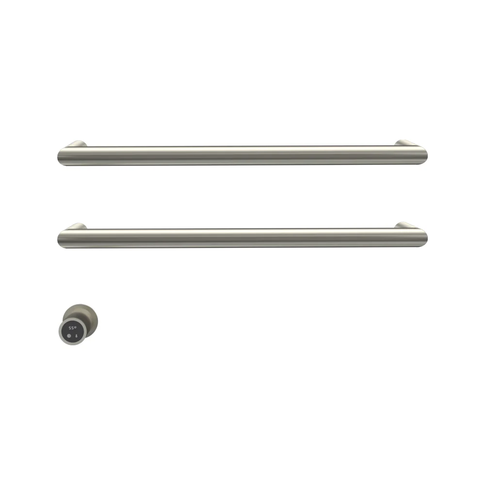 Tondo Heated Towel Rail 2 Bars 600mm with Controller - Image 3